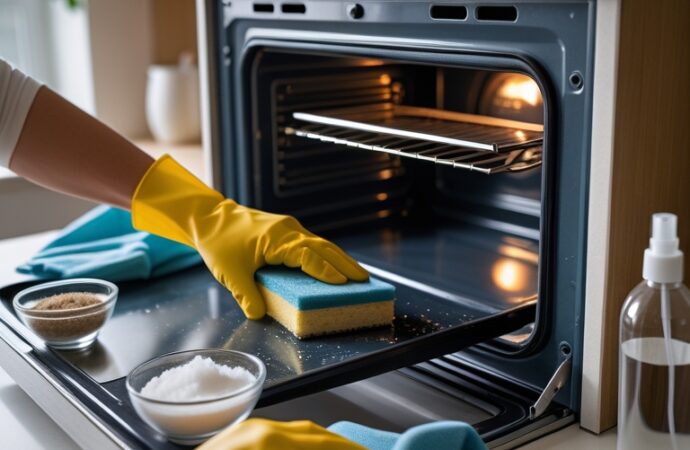 Jak doprowadzić piekarnik do blasku bez szorowania